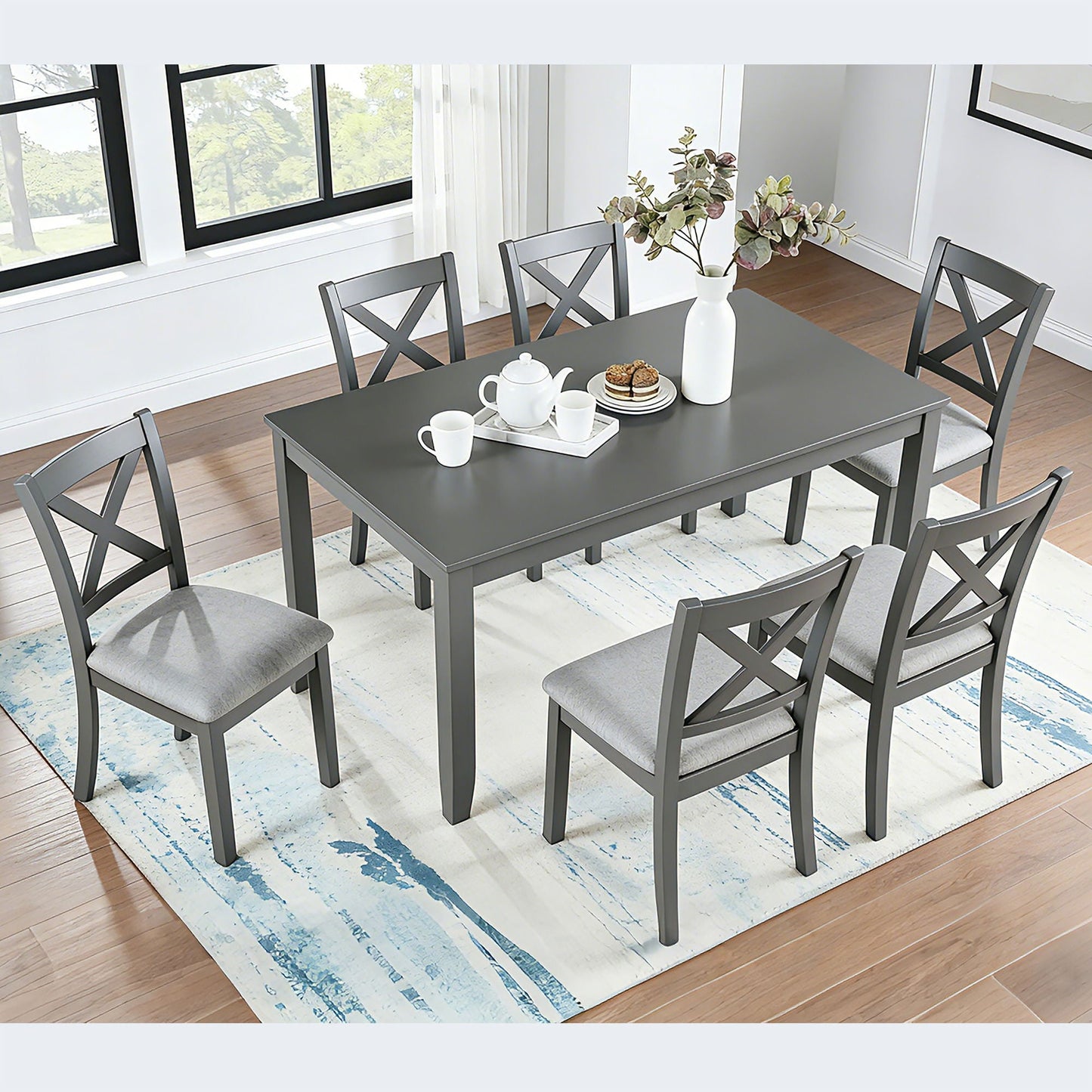 Kitchen Dining Set, Rectangular Dining Table