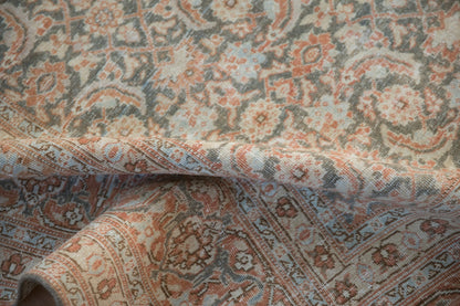 7.5x11 Vintage Distressed Tabriz Carpet