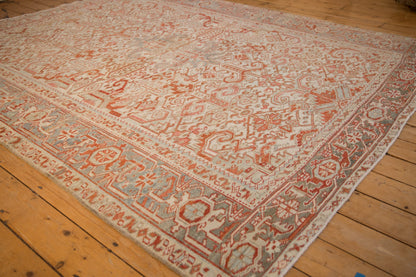 8x9.5 Vintage Distressed Heriz Carpet