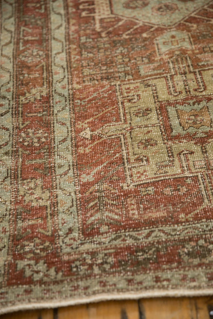 3x10.5 Vintage Distressed Karaja Rug Runner