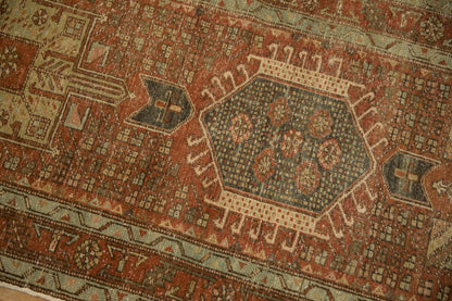 3x10.5 Vintage Distressed Karaja Rug Runner