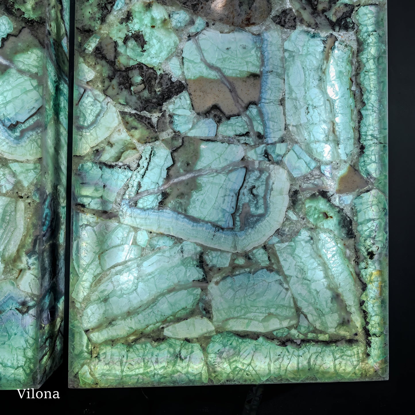 Fluorite Crystal Wall Panels #6 (Pair)