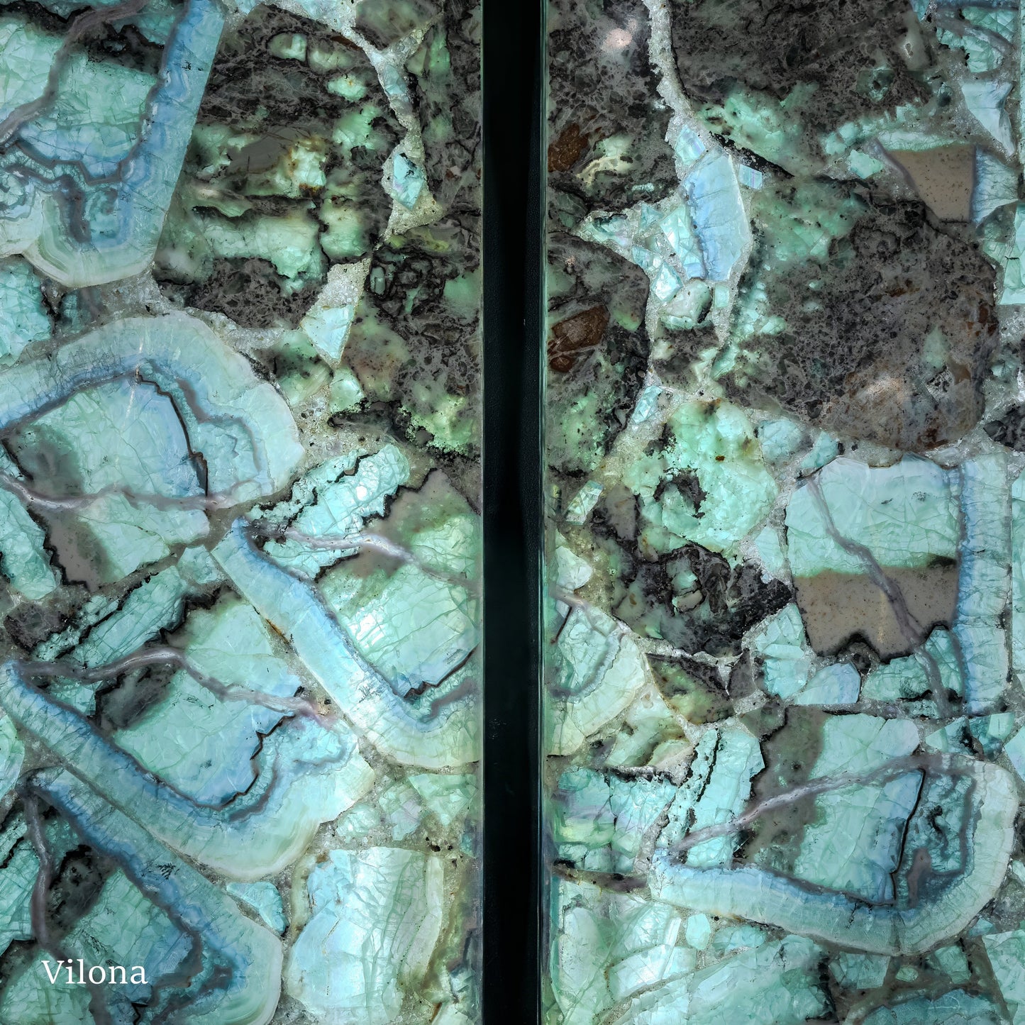Fluorite Crystal Wall Panels #6 (Pair)