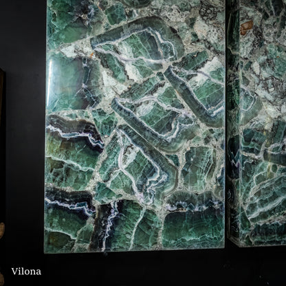 Fluorite Crystal Wall Panels #6 (Pair)