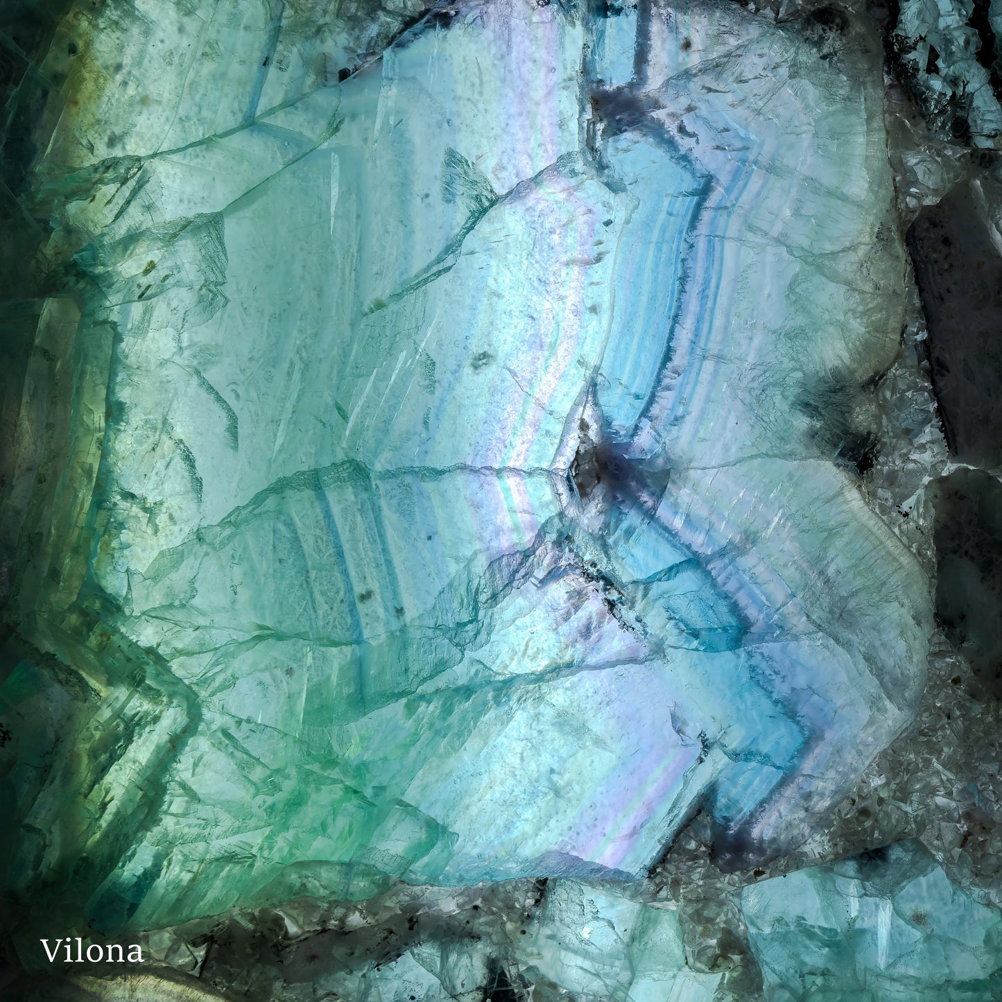 Fluorite Crystal Wall Panels #6 (Pair)
