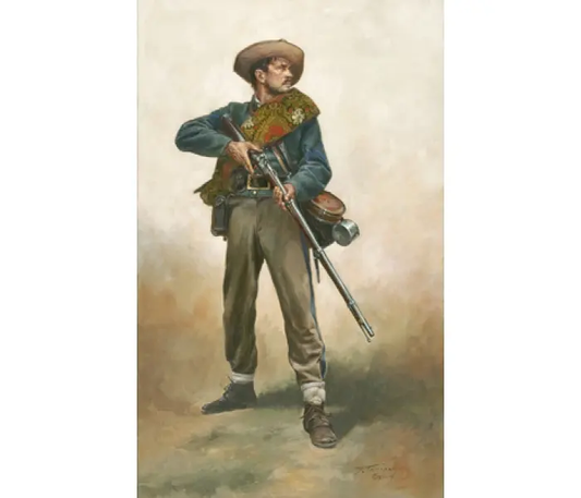 Confederate First Sergeant - Canvas Giclee