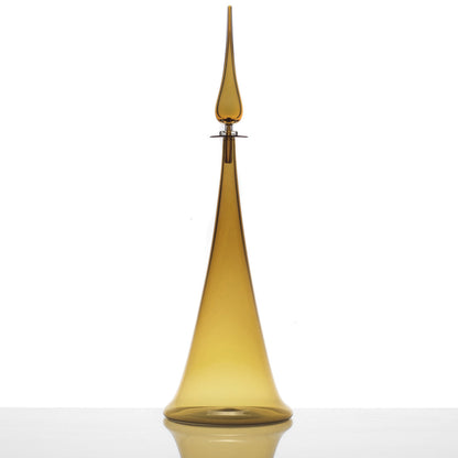 Large Fluted Cone Decanter