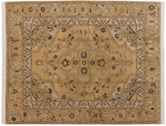 8x10 Vintage Armenian Heriz Design Carpet