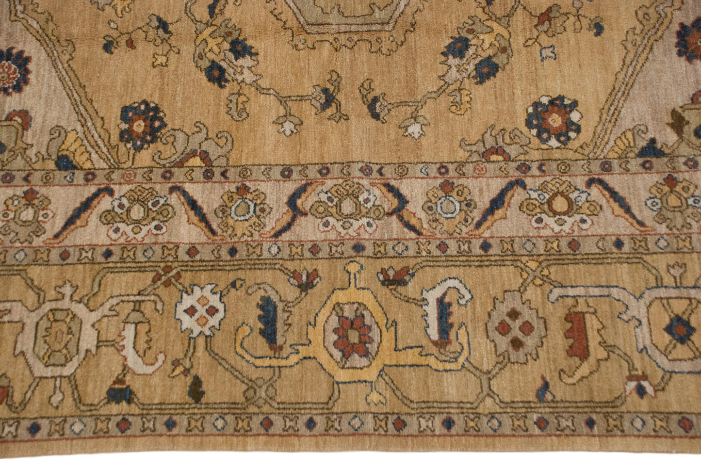 8x10 Vintage Armenian Heriz Design Carpet