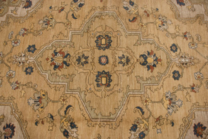 8x10 Vintage Armenian Heriz Design Carpet