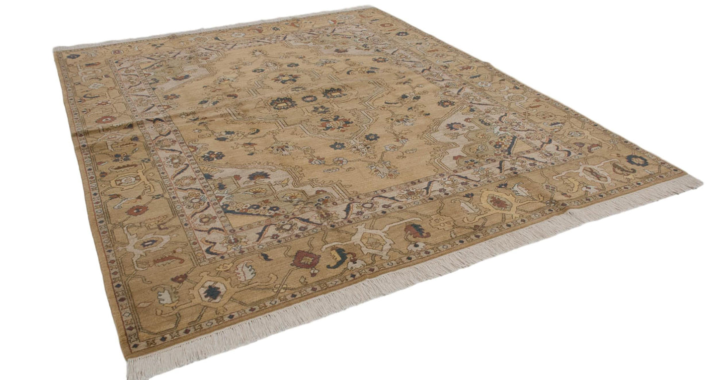 8x10 Vintage Armenian Heriz Design Carpet