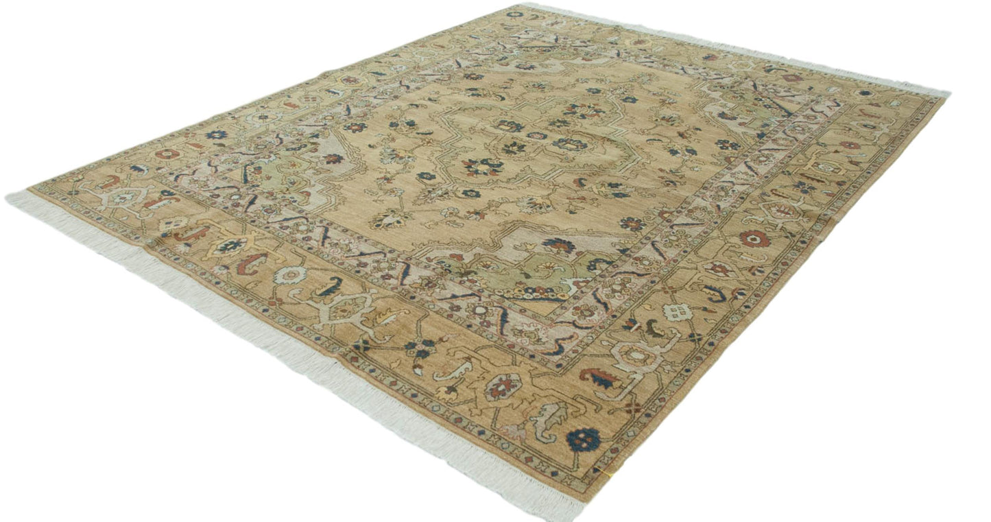 8x10 Vintage Armenian Heriz Design Carpet