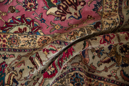 12x13.5 Vintage Tabriz Square Carpet