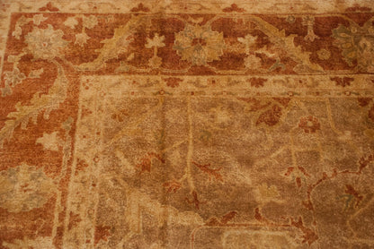 10x13.5 New Gold Wash Indian Oushak Design Carpet