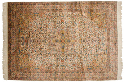 10x14.5 Vintage Fine Bulgarian Isfahan Design Carpet