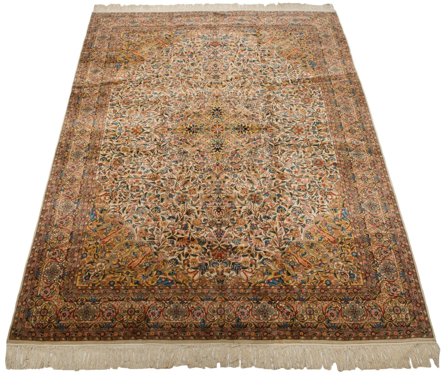 10x14.5 Vintage Fine Bulgarian Isfahan Design Carpet