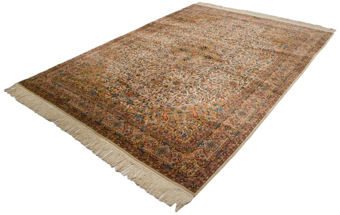 10x14.5 Vintage Fine Bulgarian Isfahan Design Carpet