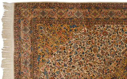 10x14.5 Vintage Fine Bulgarian Isfahan Design Carpet