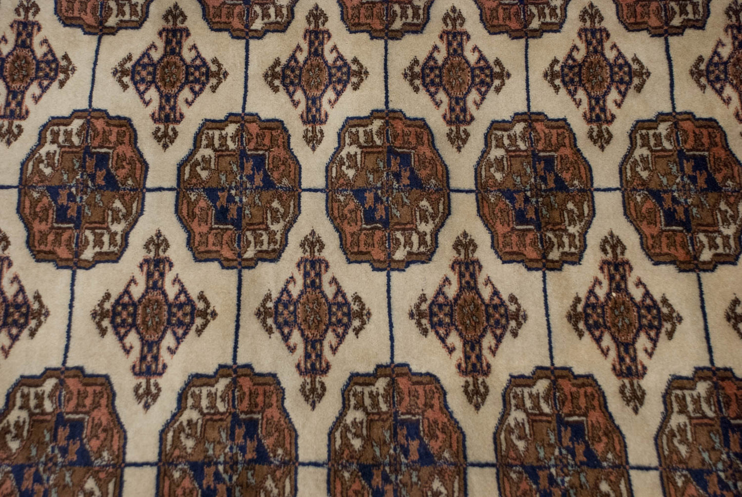 8x10 Vintage Fine Bokhara Carpet