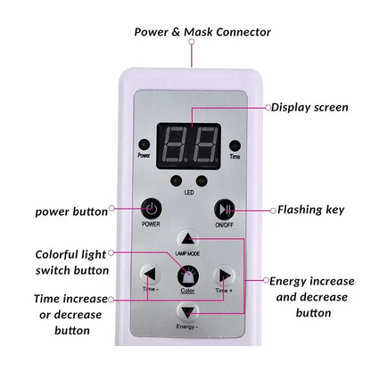 LED Light Therapy Facial Mask Beauty Device