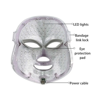 LED Light Therapy Facial Mask Beauty Device