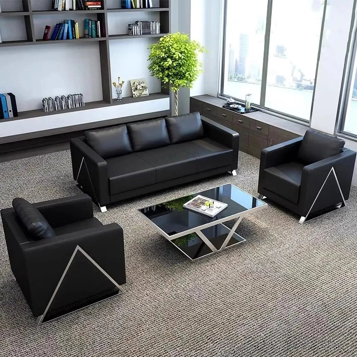 Asker · Office Waiting Area Lounge Seating Set